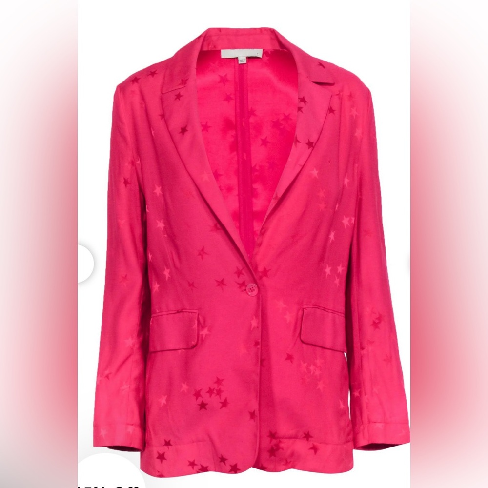 Equipment X Tabitha Simmons Hampton Jacket Blaze 2- NEW!